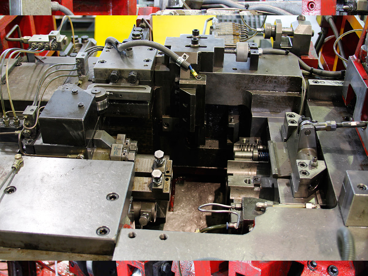 Detail der überholten Maschine